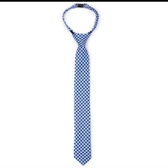 wonder nation Other - One Size Blue & White Print Zipper Tie